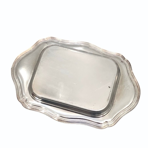 VINTAGE PRIMANYSILVER ERB SWEDEN COVERED BUTTER DISH - Picture 7 of 13